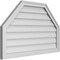 Ekena Millwork Octagonal Top Surface Mount PVC Gable Vent w/ 2"W x 1-1/2"P Brickmould Frame, 38"W x 24"H GVPOT38X2402SN - alternate 5